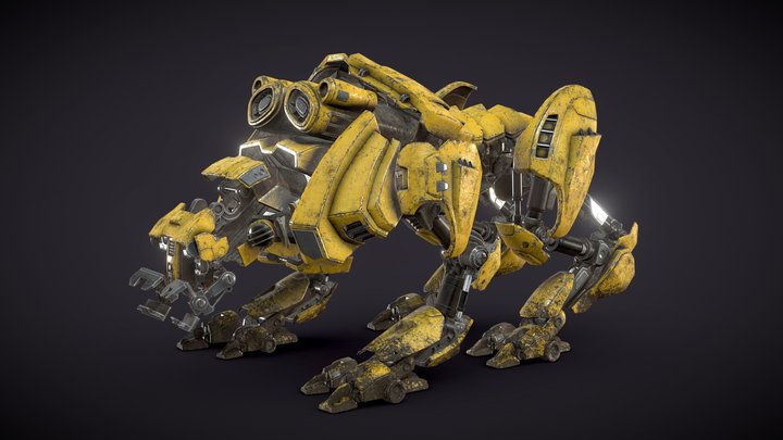 Robot, texturing 3D Model