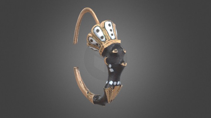 Ohrring TiePoints RefineMesh Smooth TextureAvera 3D Model