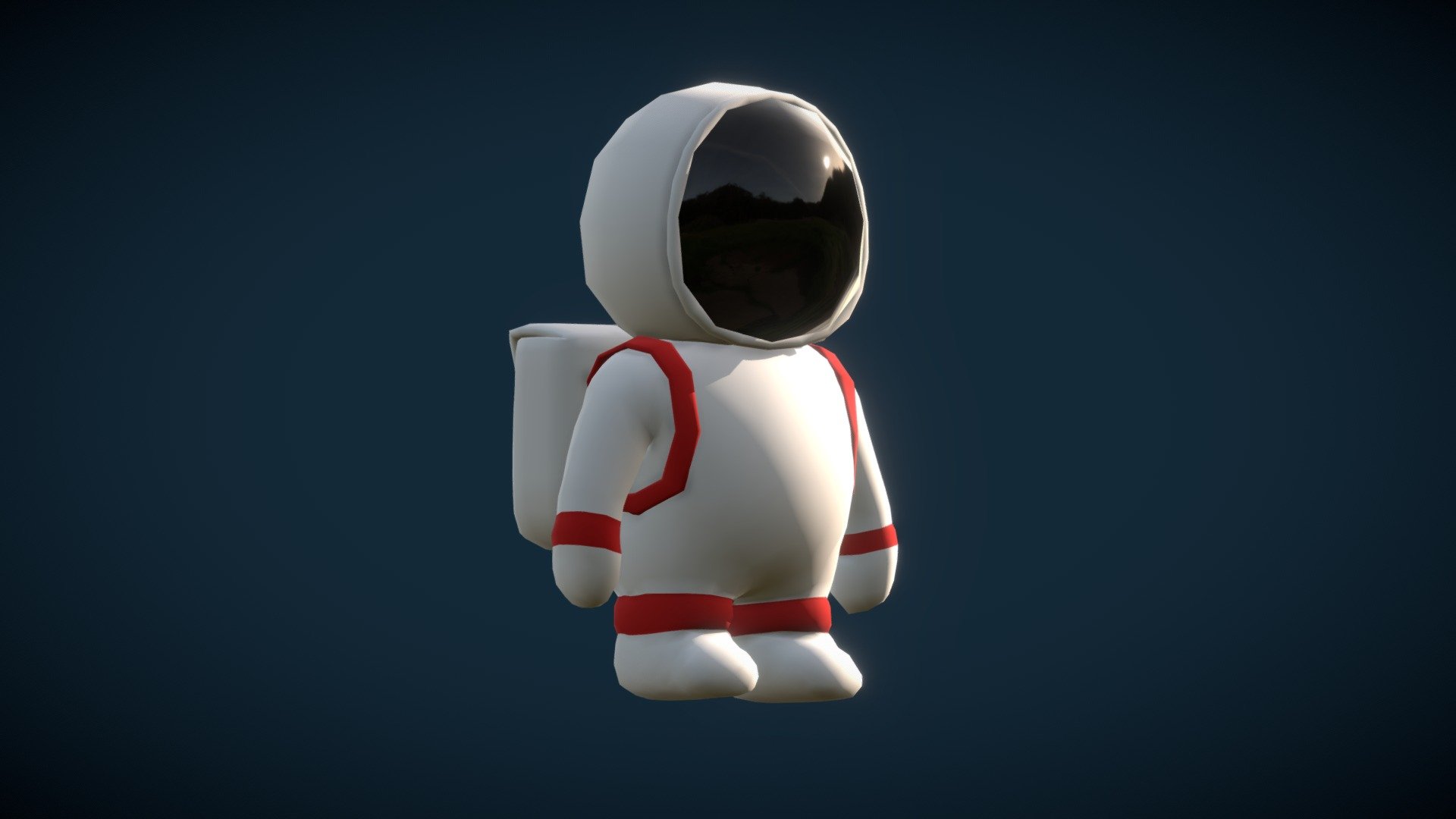 Low Poly Cartoon Astronaut - Buy Royalty Free 3D model by Toon Goo ...