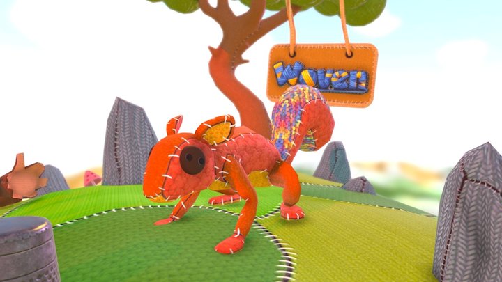 Woven - Squirrel 3D Model