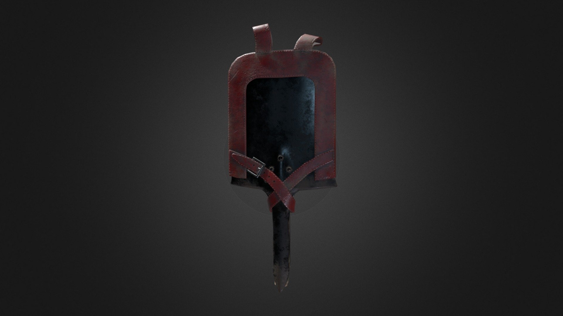 Shovel With Leather Cover