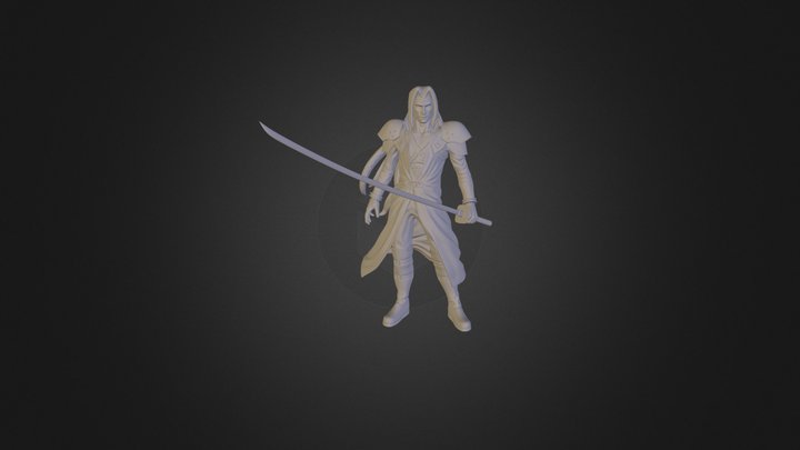 Test Sculpt - Sephiroth from Final Fantasy 3D Model