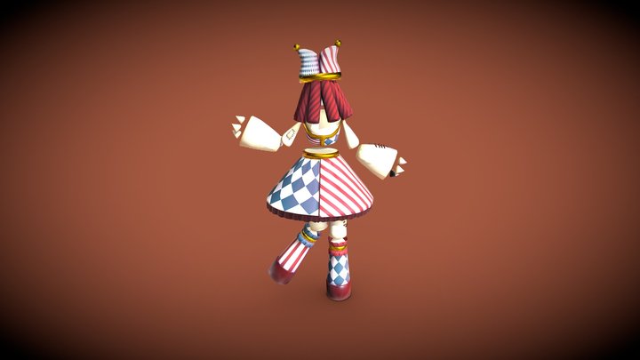Circus Golem - Tatters 3D Model