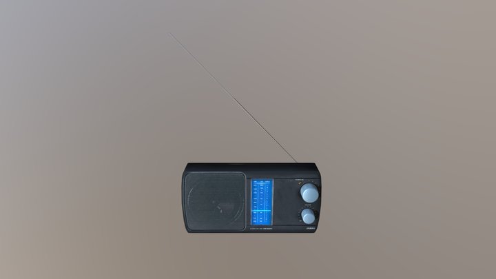 Radio 3D Model