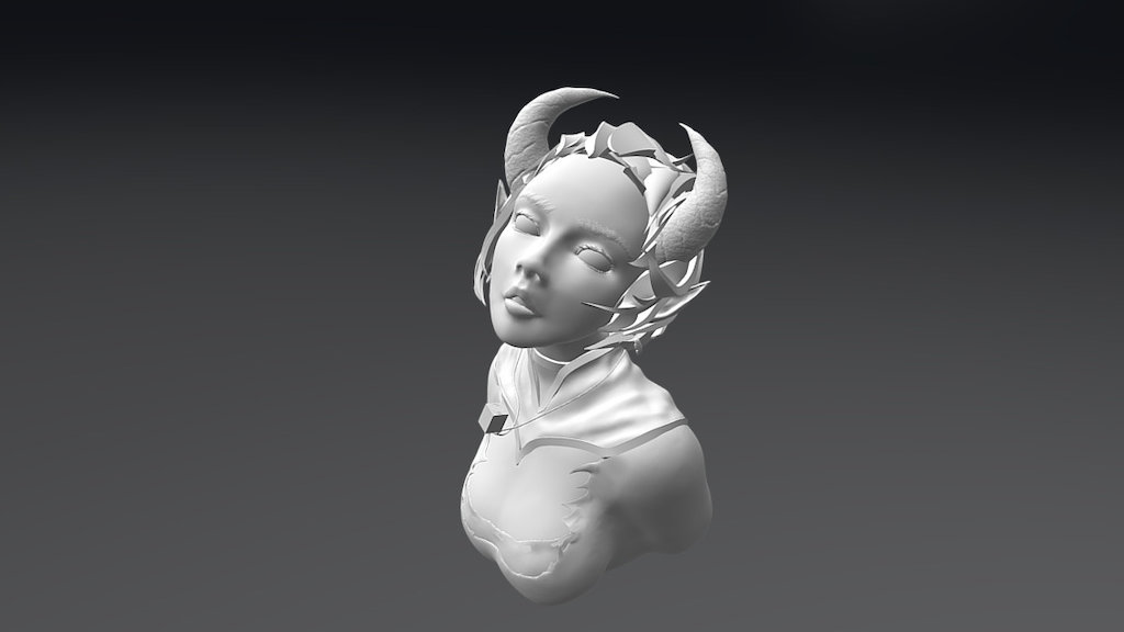 Demon Girl - 3D model by Arzh91 [45bfa97] - Sketchfab