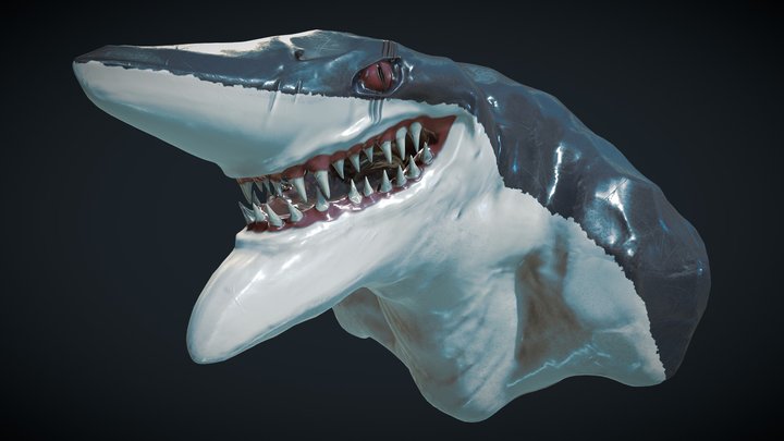 Sharky - Stylized Monster Character 3D Model