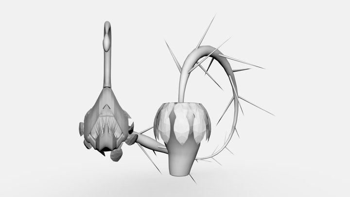 Angler Flytrap 3D Model