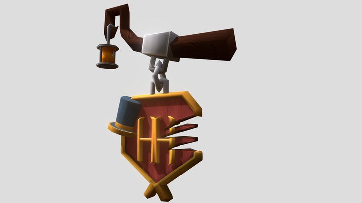 Heartsign Texture Milestone 3D Model