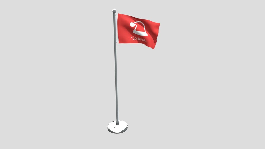 Animated Flag Of Santa Claus
