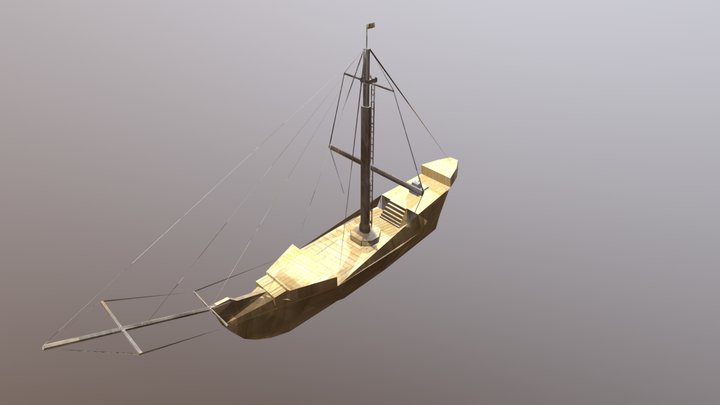 Корабль Никиты 3 3D Model