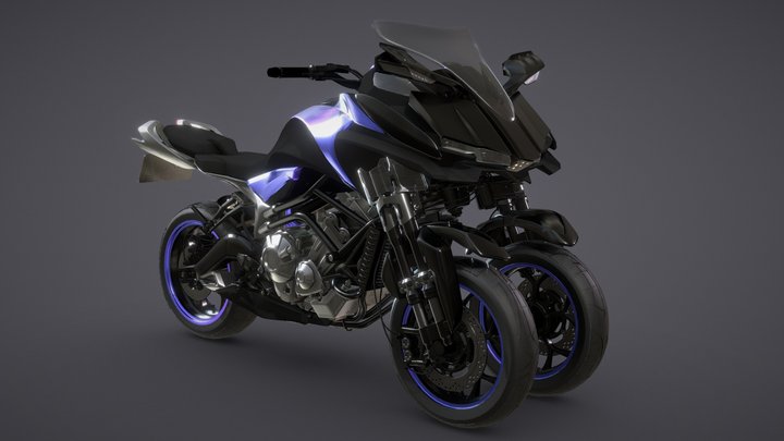 Yamaha MWT 9 Consept 3D Model