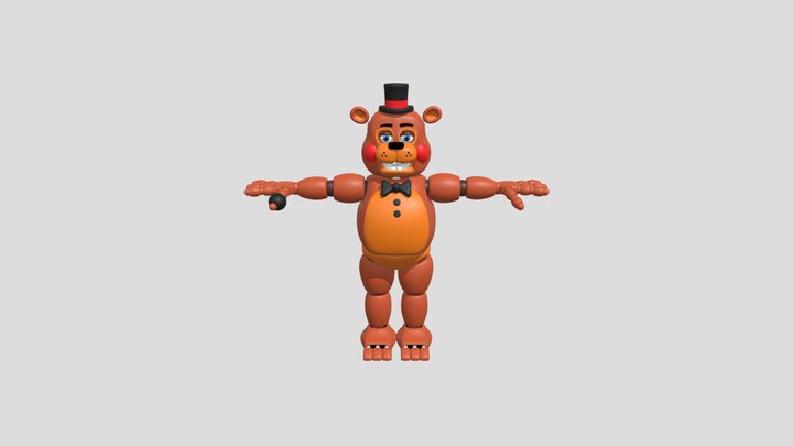 Toy Freddy 2.9 Blender Port 3D Model