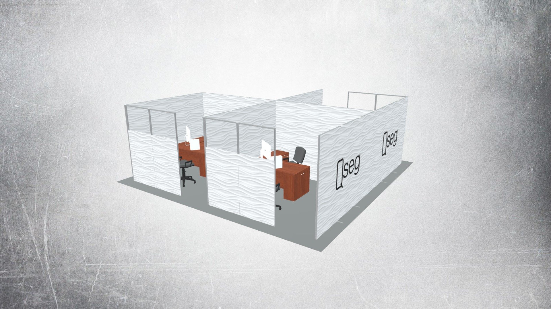 QSEG Office Partition - Tri - Print+TPU