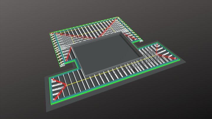 J04246- MiddleBUILDING- 3D 3D Model