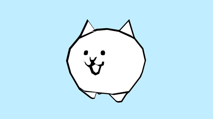 Battle Cat 3D Model