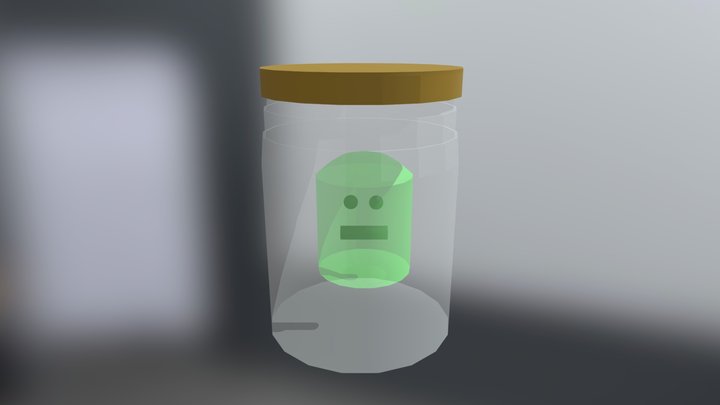 Ghost in a jar 3D Model