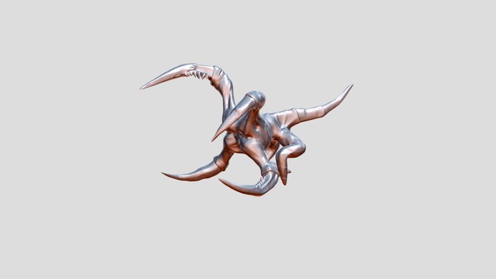 Alien Swarm - Drone Specimen A 3D Model