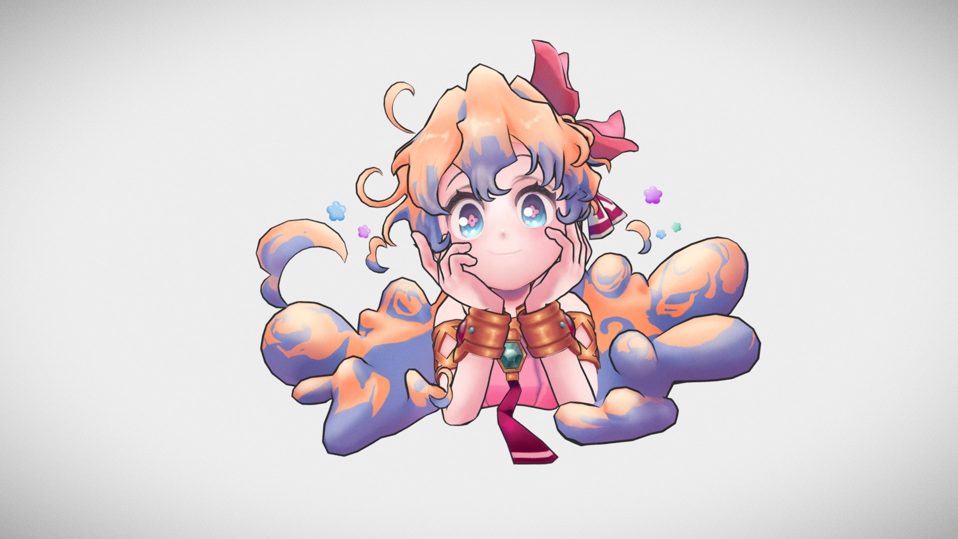 Nia, Gurren Lagann — Sketchfab embed 3D viewer