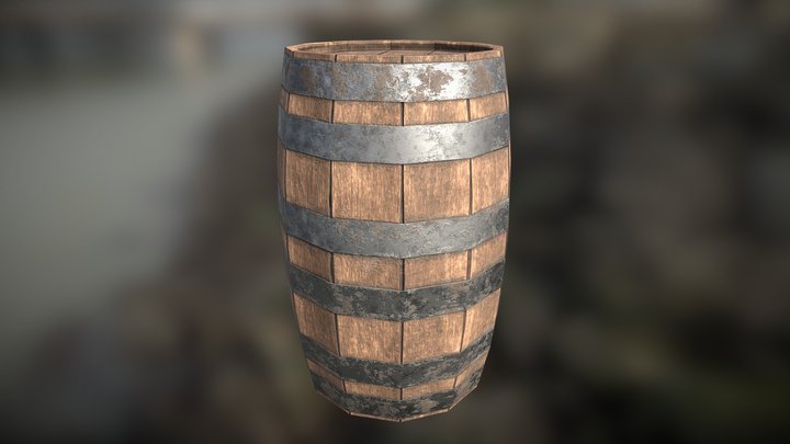 Barrel Practice 3D Model