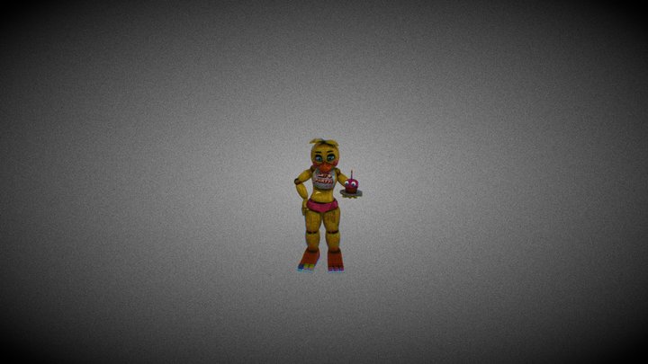 Toy Chica by Faertoon 3D Model