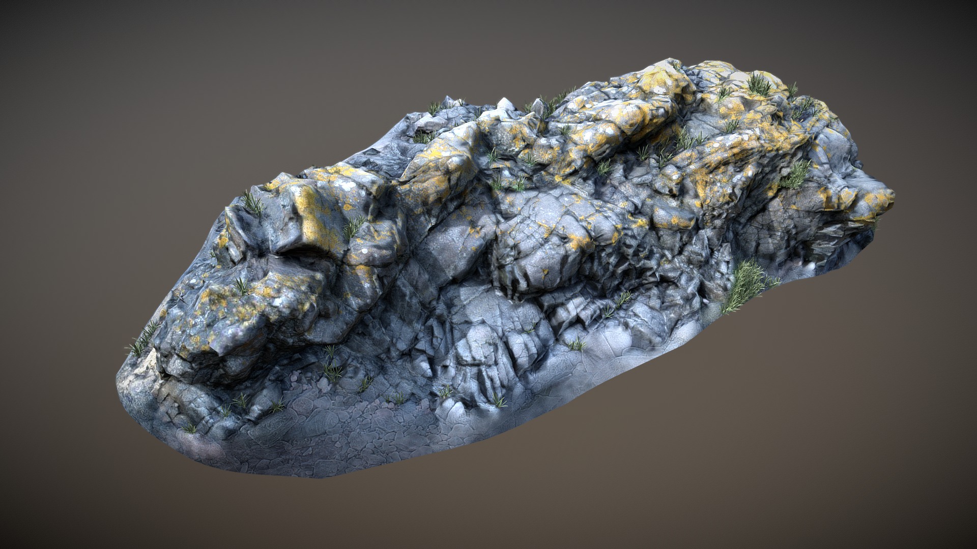 3D model Nature Stone 001 - This is a 3D model of the Nature Stone 001. The 3D model is about a close-up of a rock.