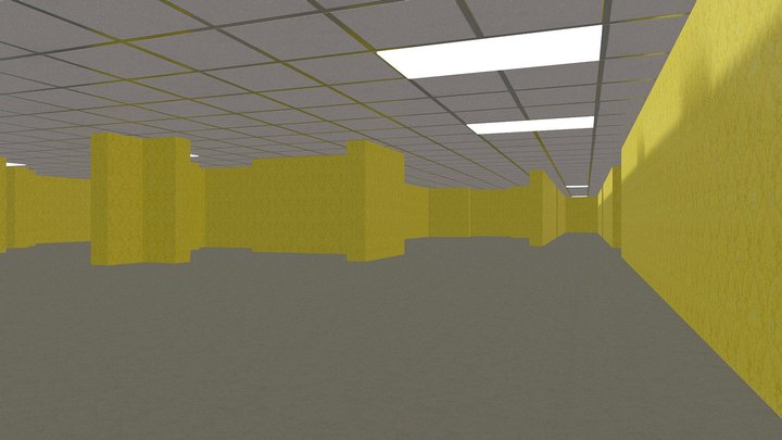 backrooms map 3D Model