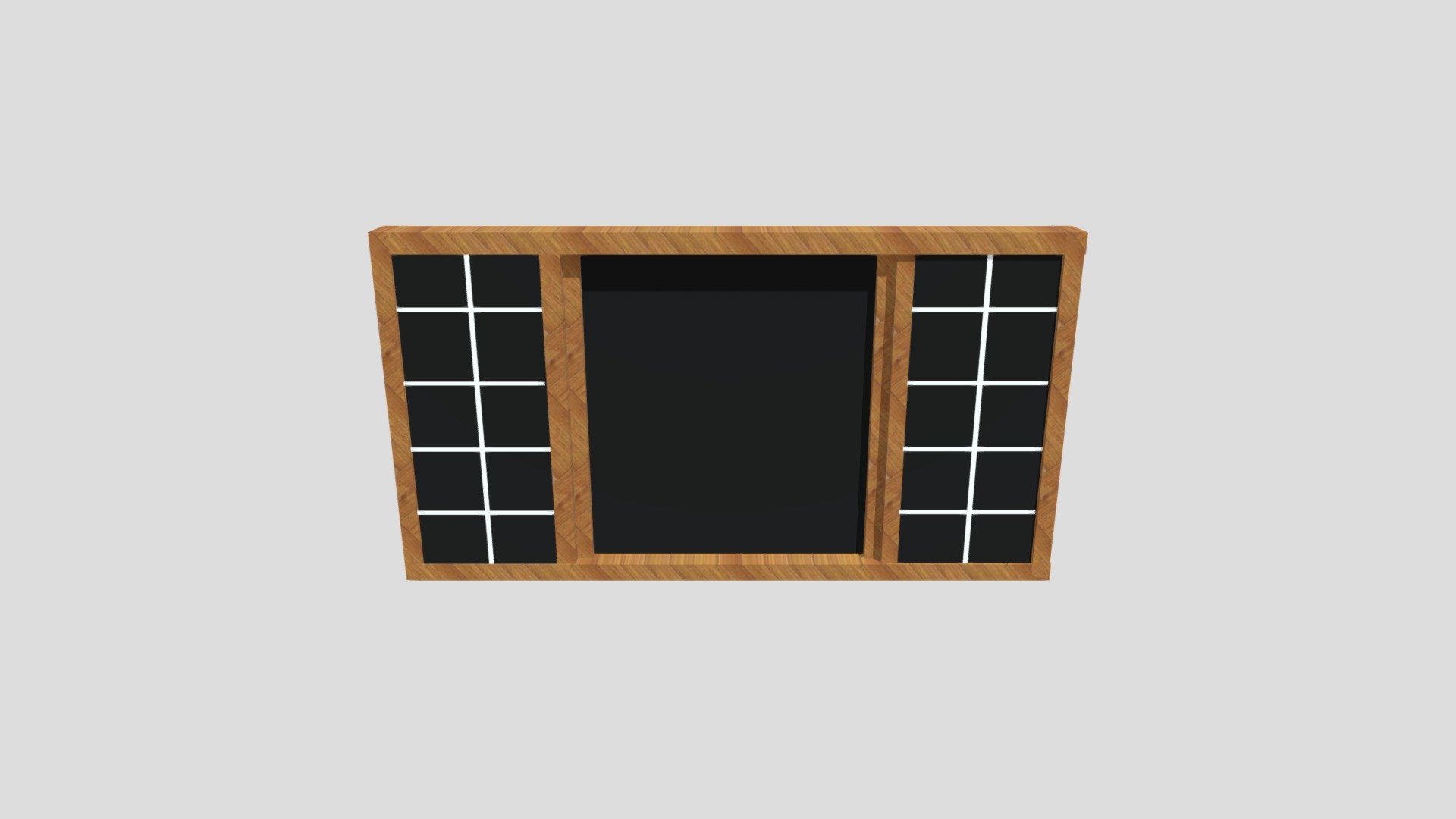Triple window — Sketchfab embed 3D viewer