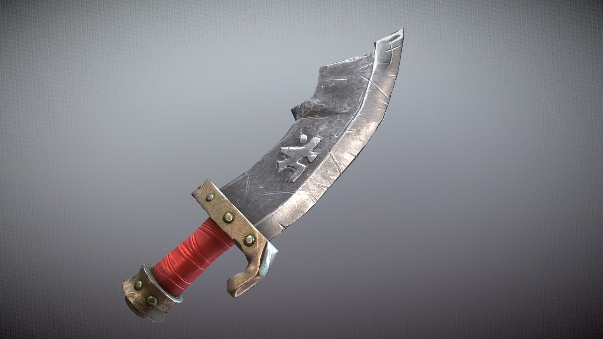 Old iron dagger
