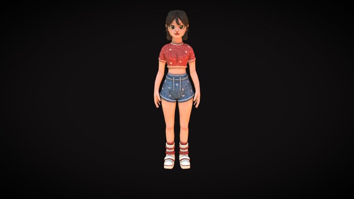 Ru_Girl 3D Model