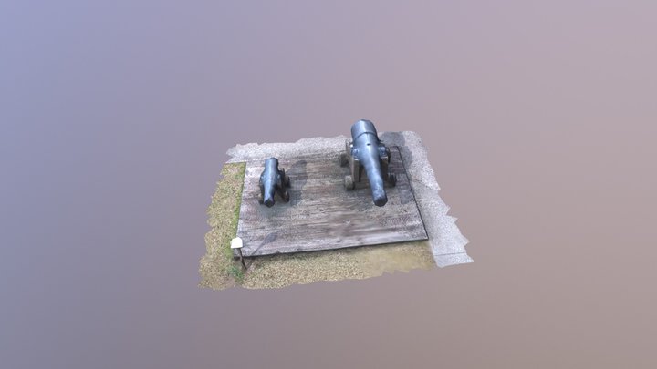 CSS Georgia Cannon 3D Model
