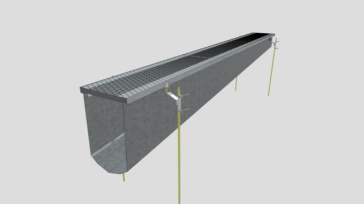 Thundafklo Heavy Duty Channel Draiange System 3D Model