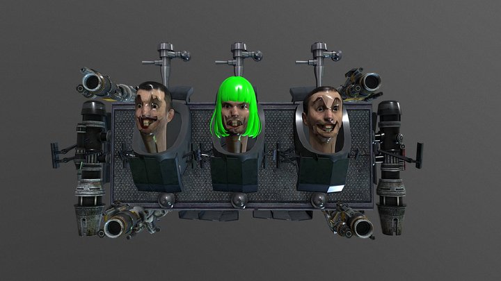 Upgraded skibidi urinal 3D Model