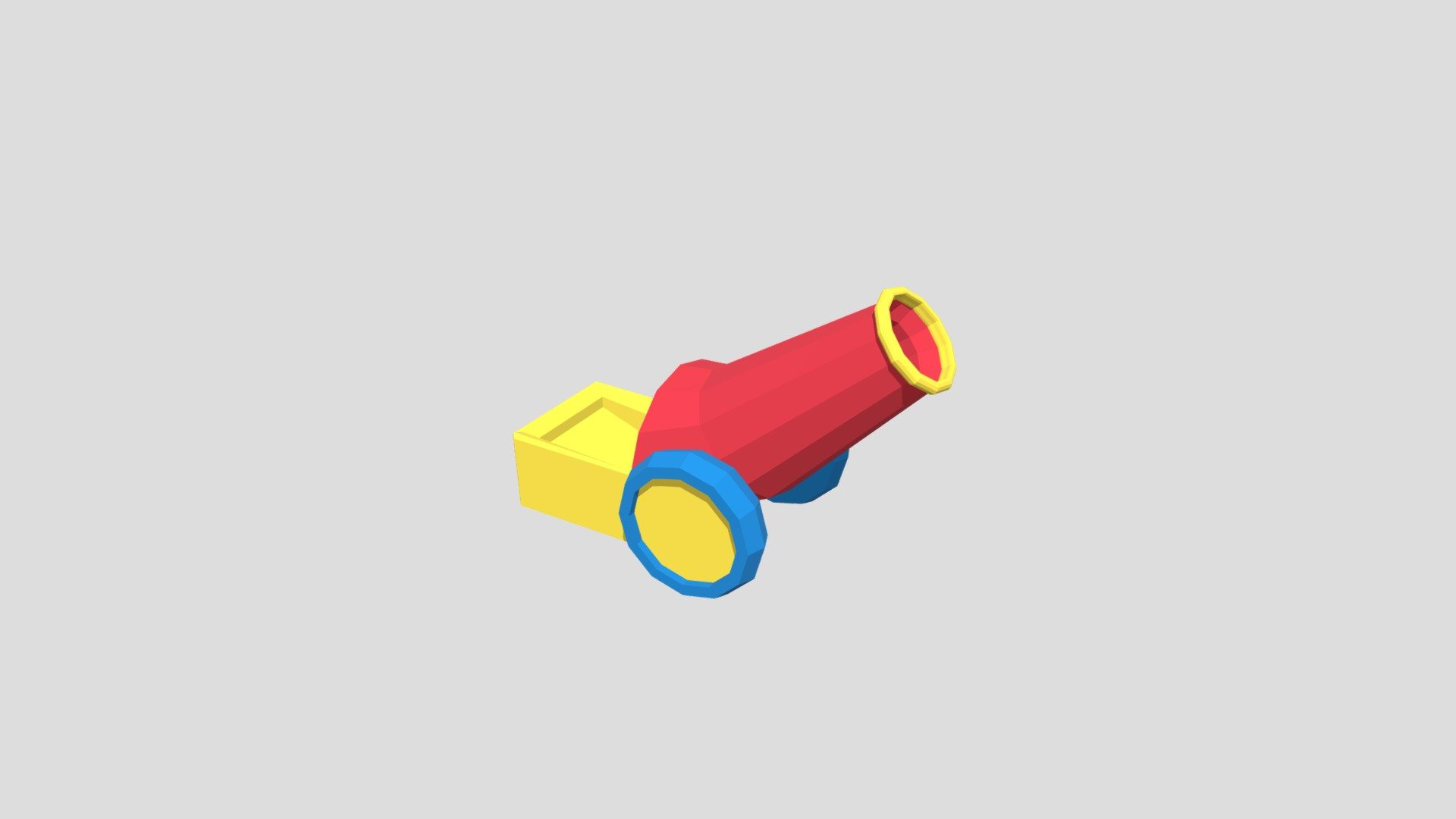 Toy Cannon Download Free 3D model by BeatenByBacon (steffen