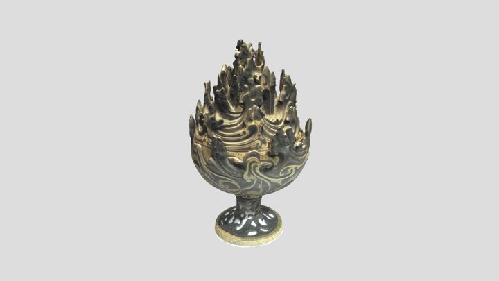 博山炉 3D Model