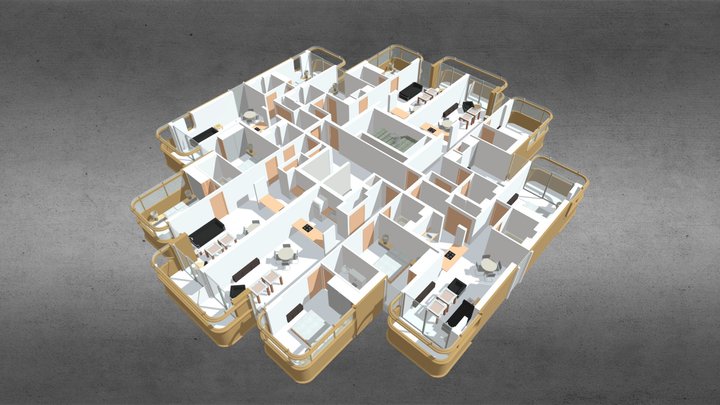 The Compton, Lodge Road, London 3D Model