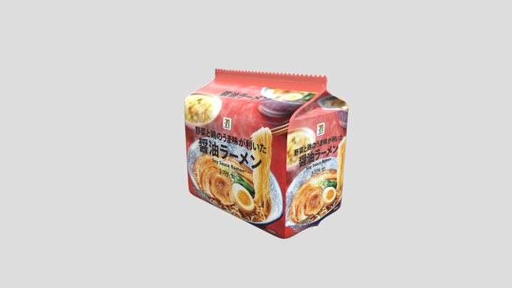 Shoyu Ramen 3D Model