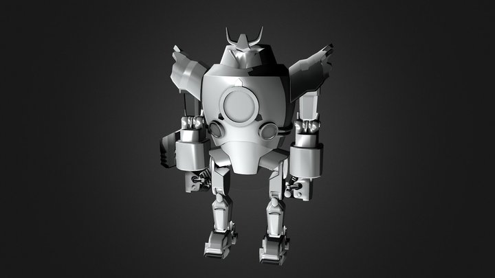 Synthetic Purgatory Boss enemy 3D Model