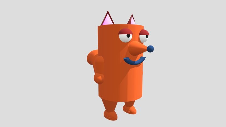 Character Blockout 3D Model