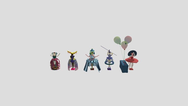 Dolls 3D Model