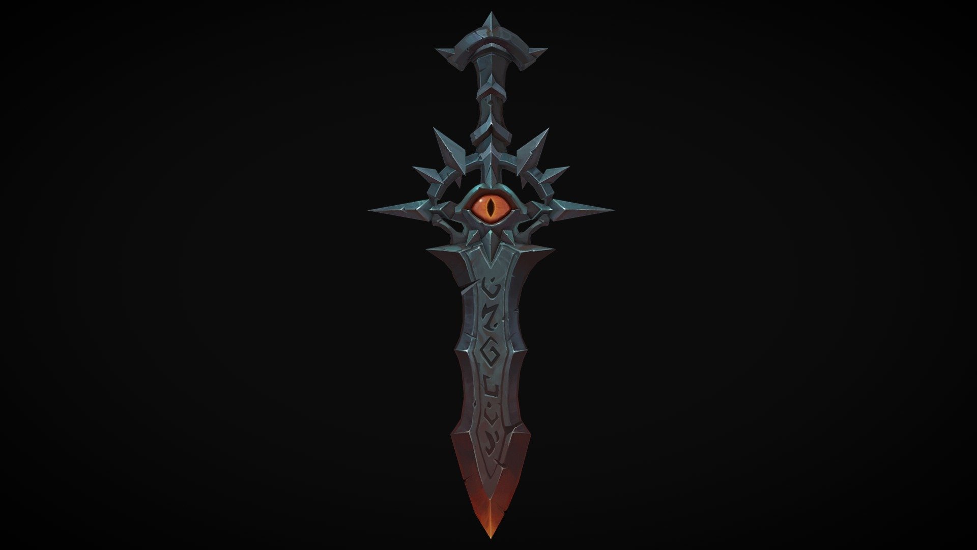 Stylized Eye Sword 3D model by maruing [45cf176] Sketchfab
