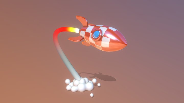 Nico's Rocket 3D Model