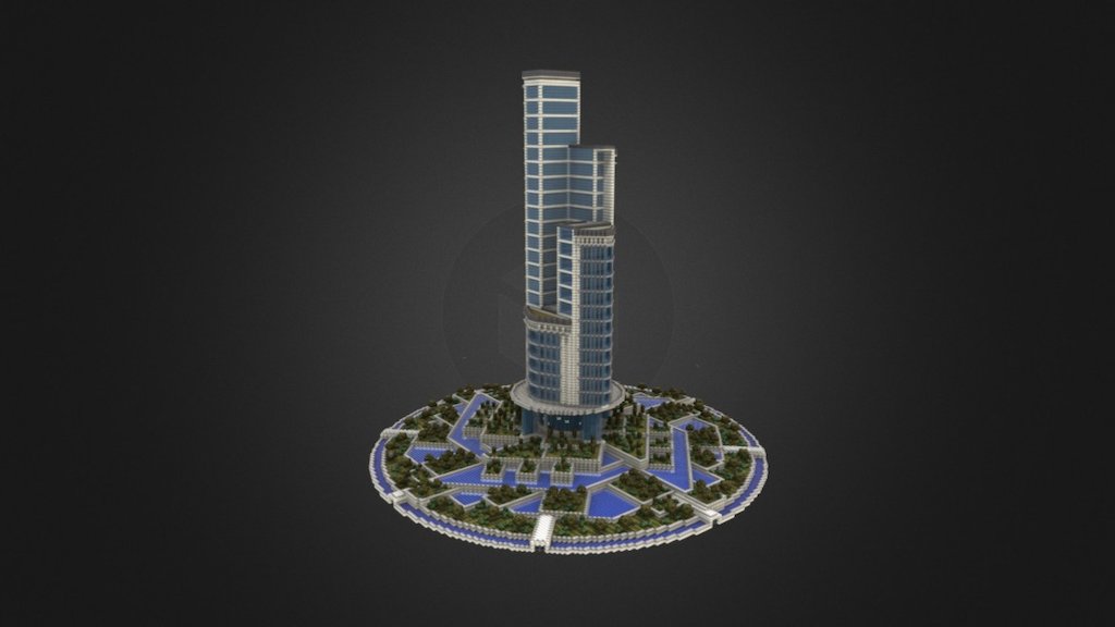 Anno 2205 - Futuristic Skyscraper - 3D Model By Ervin3D (@Ervin3D.