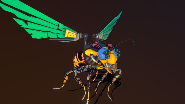 Шершень Zee 3D Model
