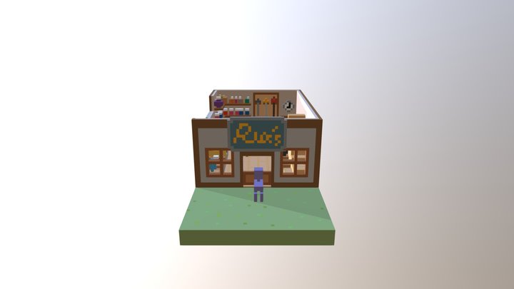 shop WIP 3D Model