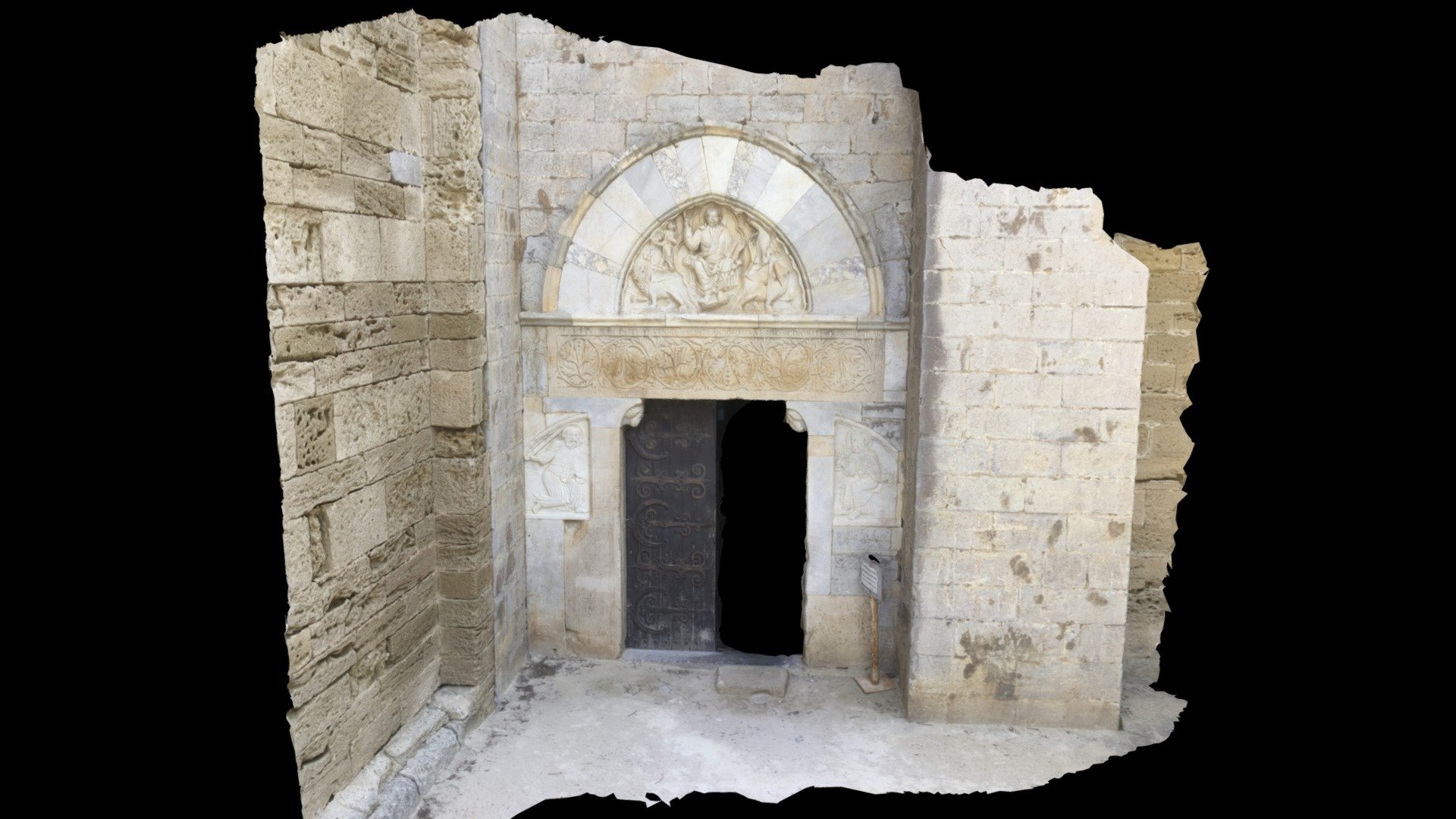 Portail cathédrale Villeneuve les Maguelone