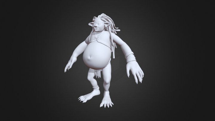 Orс. Модель орка 3D Model