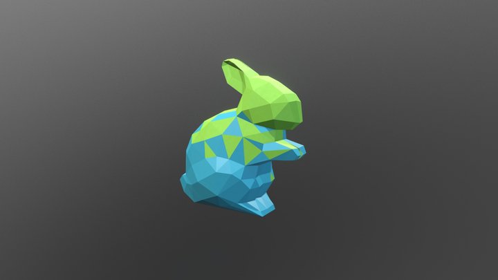 Low-Poly Rabbit 3D Model