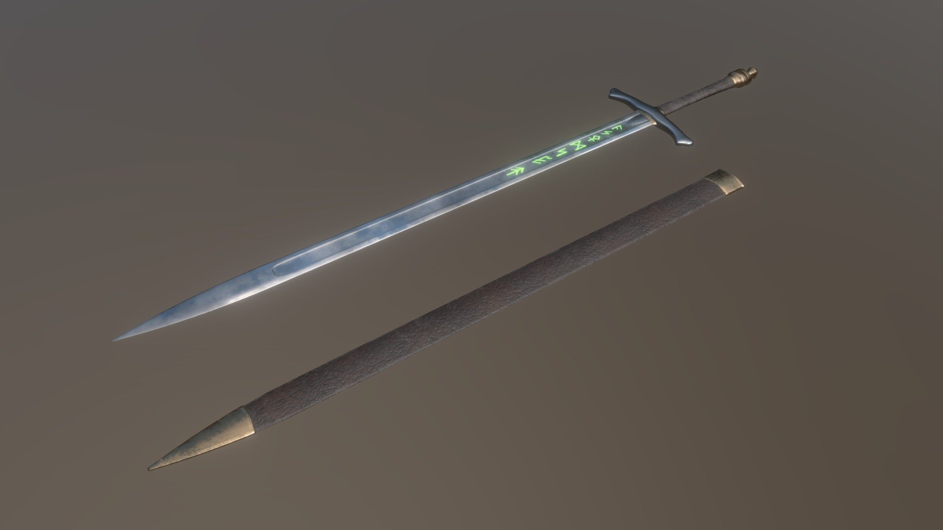 Sword Runes - 3D model by Vyacheslav_Tatlayev (@Apollonovec) [45d5e51 ...