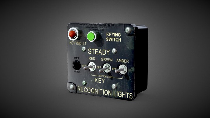 Aircraft Identification Switch Box 3D Model