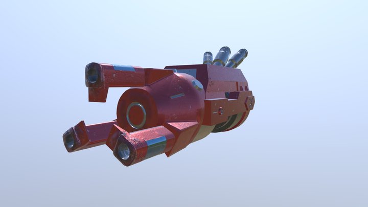 Blitz Cannon 3D Model